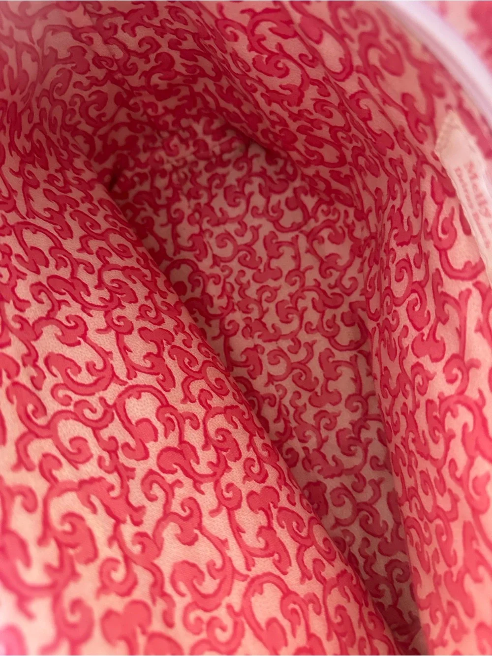 Melly M boutique purse with bamboo handed. Unique print!